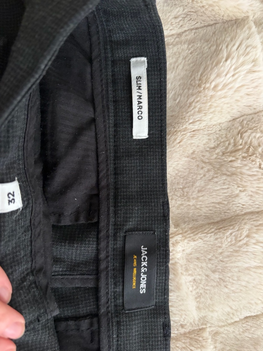 Jack & Jones Black Slim Marco Men's Dress Pants